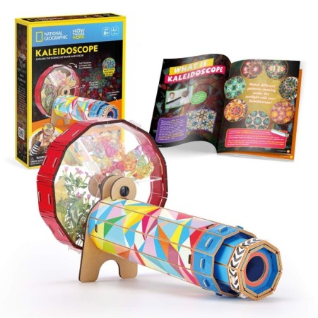 Joc Educativ STEM National Geographic puzzle 3D Caleidoscop 96 piese
